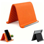Flexible Foldable Silicone Phone Holder Non-Slip Adjustable Airplane Phone Holder Portable Desk Stand For Phone Tablet